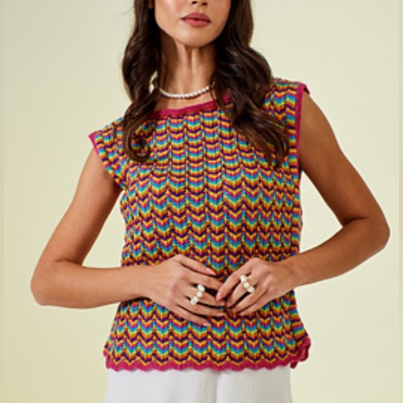 Rewash Ribbed Crop Tank - Picture 1 of 8